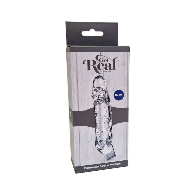 GET REAL - EXTENSIÓN MEDIO 16 CM TRANSPARENTE - Imagen 3