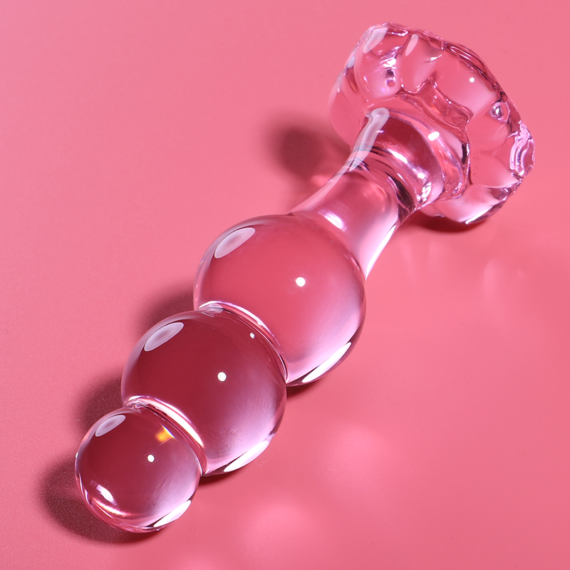 NEBULA SERIES BY IBIZA - MODELO 1 PLUG CRISTAL ROSA 10.5 CM -O- 3 CM - Imagen 2