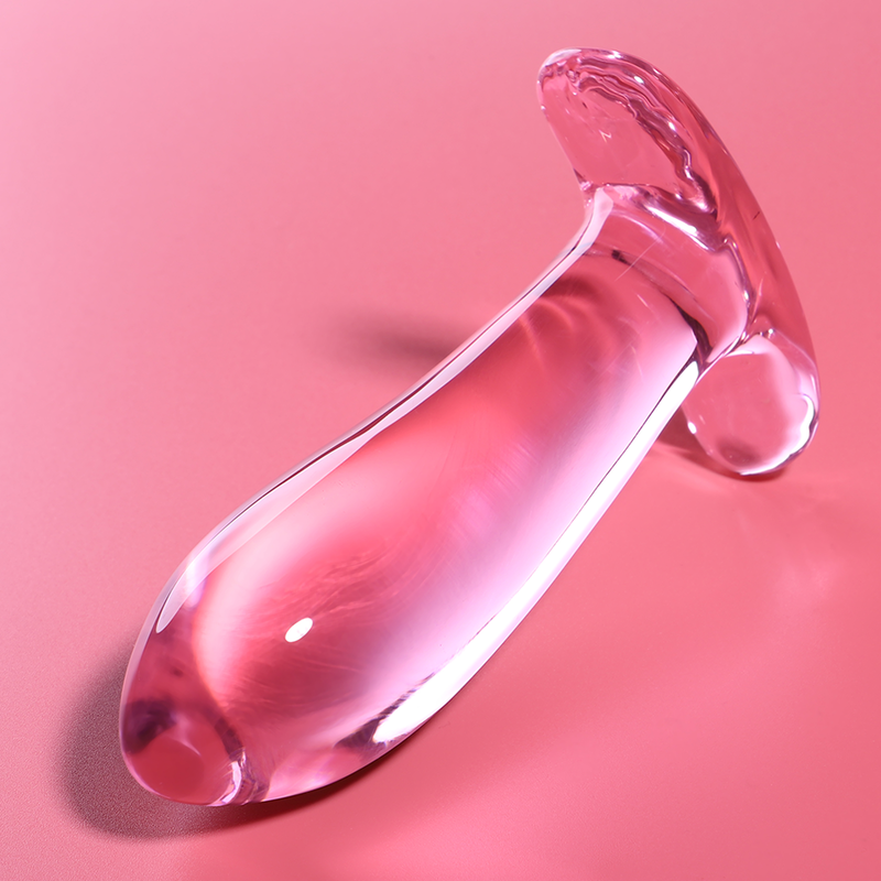 NEBULA SERIES BY IBIZA - MODELO 5 PLUG CRISTAL ROSA 12.5 CM -O- 3.5 CM - Imagen 2