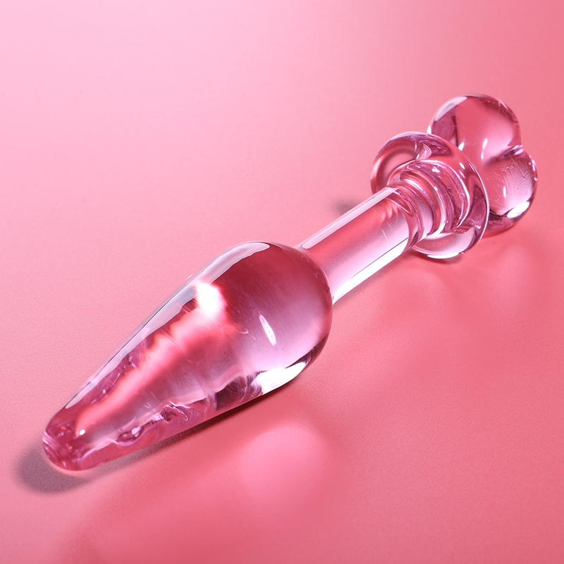 NEBULA SERIES BY IBIZA - MODELO 7 PLUG CRISTAL ROSA 13.5 CM -O- 3 CM - Imagen 2