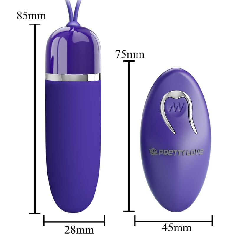 PRETTY LOVE - DARLENE YOUTH MINI BALA VIBRADORA VIOLETA - Imagen 4