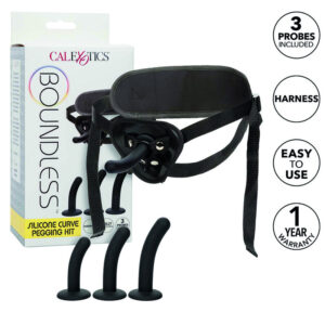 CALEXOTICS - BOUNDLESS KIT ARNÉS SILICONA CURVADO