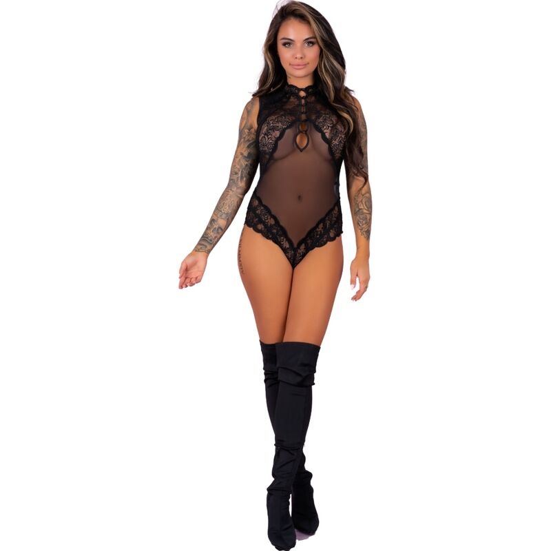 LIVCO CORSETTI FASHION - SAGEN LC 90694 BODY NEGRO S/M - Imagen 3