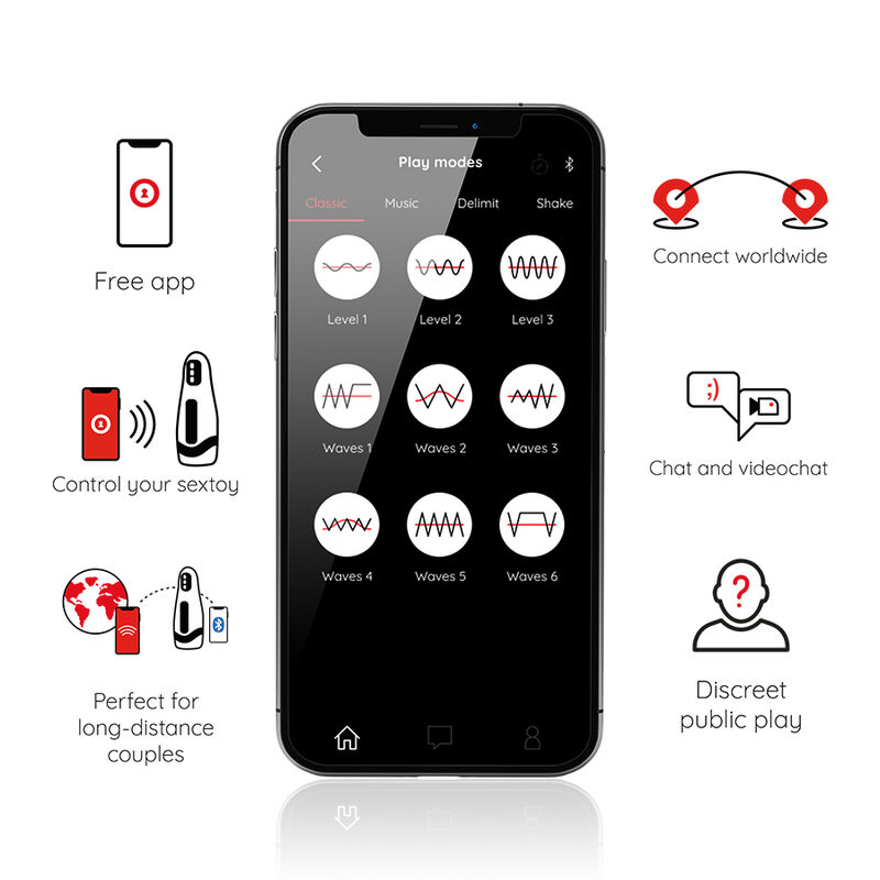 ONINDER - SEOUL MASTURBADOR MASCULINO DE COMPRESIÓN Y VIBRACIÓN - APP GRATUITA - Imagen 3