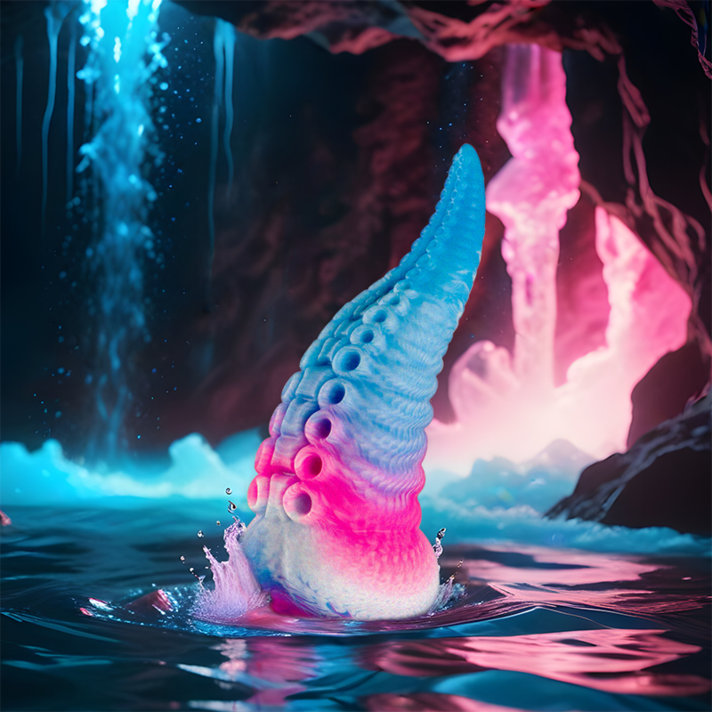 EPIC - PHORCYS DILDO TENTÁCULO AZUL TAMAÑO GRANDE - Imagen 2