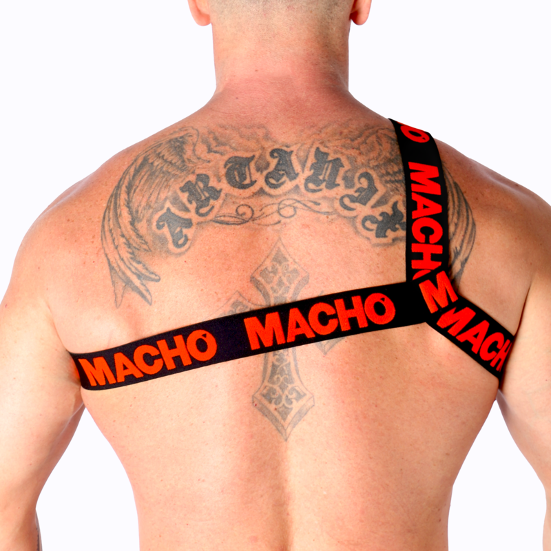MACHO - ARNÉS ROMANO ROJO S/M - Imagen 4