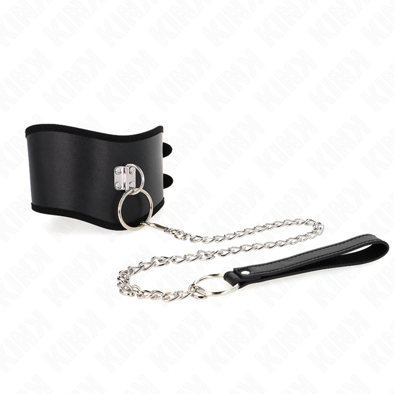 KINK - COLLAR CON CORREA 65 CM ANCHO NEGRO AJUSTABLE 40-55 CM X 10 CM - Imagen 2