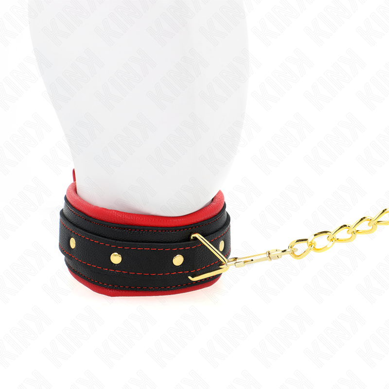 KINK - COLLAR CON CORREA DE TEJIDO LISO AJUSTABLE 33-48 CM X 5.7 CM - Imagen 3