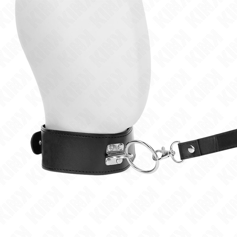 KINK - COLLAR CON CORREA 116 CM CON TACHUELAS CORREA POLIPIEL 50 X 5 CM - Imagen 2