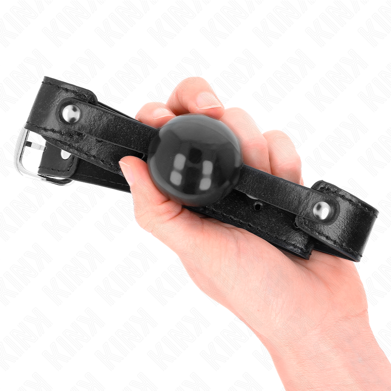 KINK - MORDAZA DE BOLA 4 CM SUAVE DE TPE MODELO 2 65 x 2.5 CM - Imagen 4