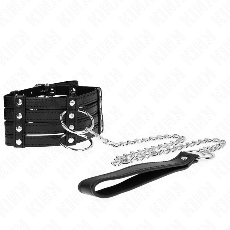 KINK - COLLAR CON CORREA 65 CM ESTILO SUB AJUSTABLE 35-51 CM X 7 CM - Imagen 2
