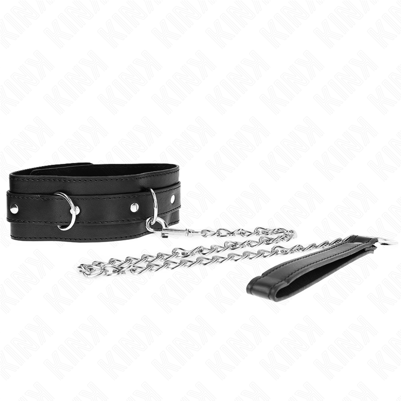 KINK - COLLAR CON CORREA 65 CM NEGRO 54 X 4.5 CM - Imagen 2