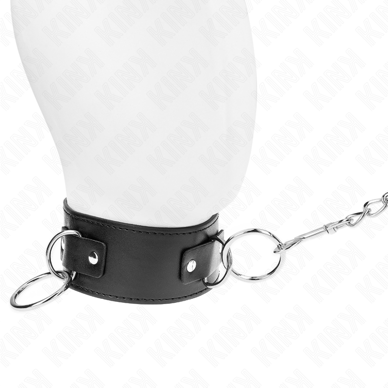 KINK - COLLAR CON CORREA 65 CM 3 ANILLOS MODELO 2 AJUSTABLE 36-43 CM X 5 CM - Imagen 4
