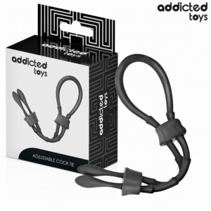 ADDICTED TOYS - CUERDA SILICONA AJUSTABLE PARA EL PENE