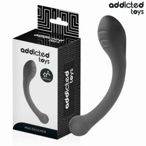 ADDICTED TOYS - ESTIMULADOR ANAL DOBLE SILICONA 18 CM