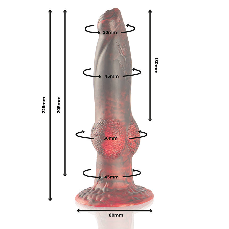 EPIC - PROMETHEUS DILDO TITAN EN LLAMAS RECARGABLE CONTROL REMOTO - Imagen 3