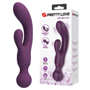 PRETTY LOVE - ALL ROUNDER VIBRADOR PUNTO G MORADO
