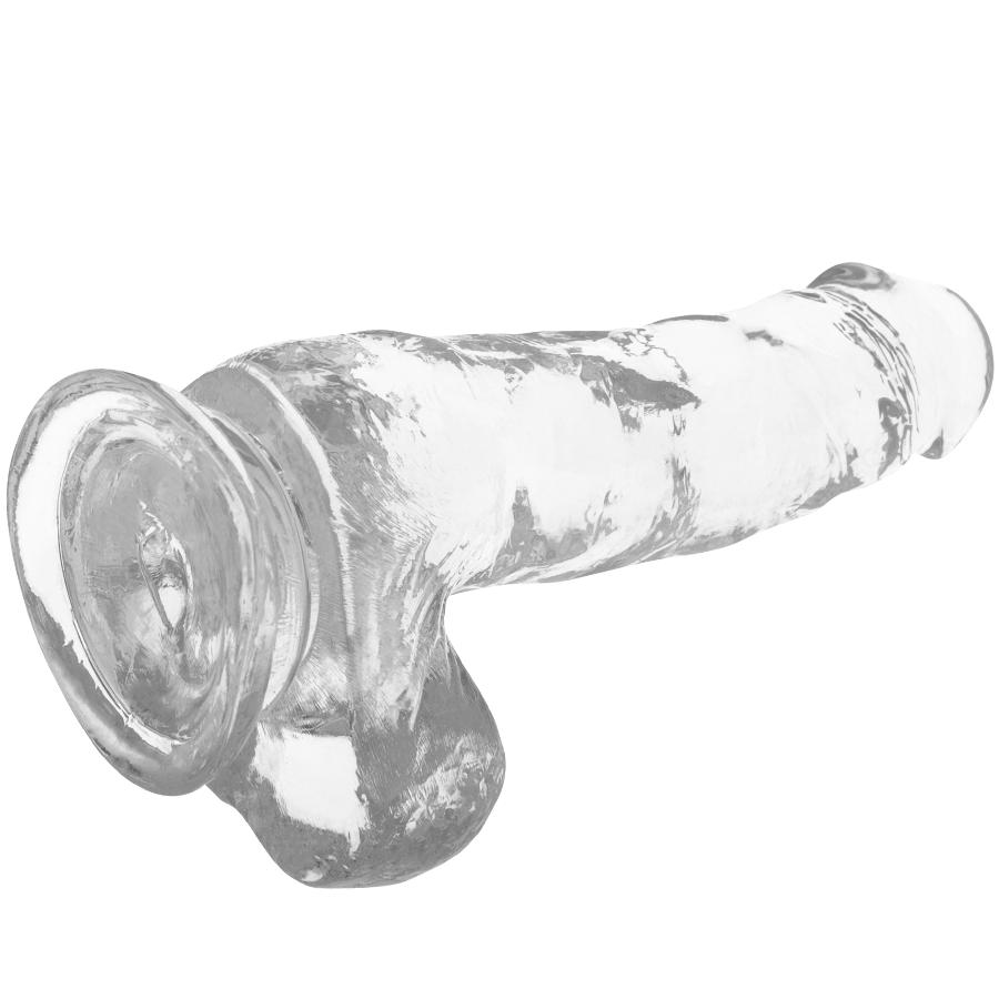 X RAY - CLEAR DILDO REALISTA TRANSPARENTE 18.5 CM -O- 3.8 CM - Imagen 3
