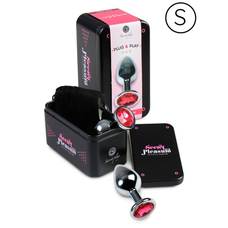 SECRETPLAY - PLUG ANAL ALUMINIO FUCSIA 7 CM - Imagen 2