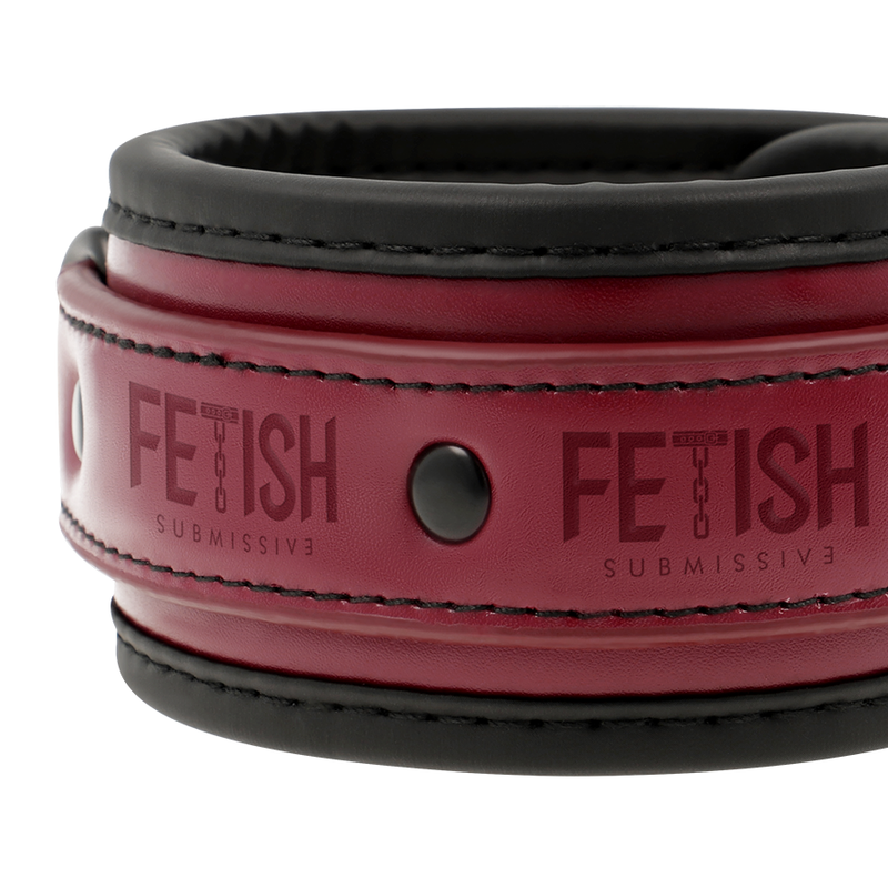 FETISH SUBMISSIVE DARK ROOM - ESPOSAS CUERO VEGANO CON FORRO DE NEOPRENO - Imagen 3